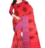 :   Woven  Soft  soft  Cotton  Saree New ( Red  )