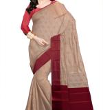:  Fix color  Soft Cotton  Saree New ( Myrun Dark  )
