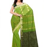 GREEN Party Sari  MAHARASHTRA Special