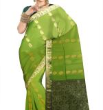 GREEN Party Sari  MAHARASHTRA Special