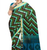 Satrani Women's Piping & STelf Weaving Poly Silk Saree