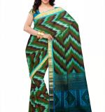 Satrani Women's Piping & STelf Weaving Poly Silk Saree