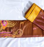 Brawn Party Sari  MAHARASHTRA Special