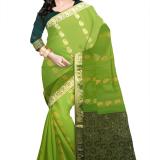 GREEN Party Sari  MAHARASHTRA Special