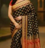 Banarasi Silk Pallu   Maharashtra   ( spesal)