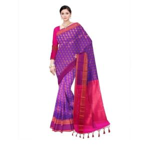 Zari Silk Cotton Banarasi Sari