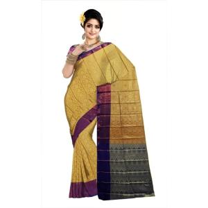 : Zari Silk Cotton Banarasi Sari