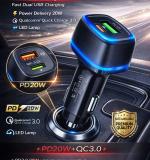 20W PD CAR DOCK CHARGER