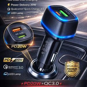 20W PD CAR DOCK CHARGER