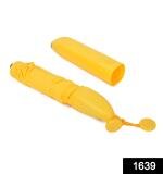 Stylish Banana Shaped Mini Foldable Umbrella