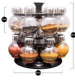 Multipurpose Revolving Plastic Spice Rack Set