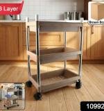 3-layer Multipurpose Storage Trolley