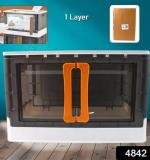 Plastic Folding Wardrobe Storage Organizer (1 Layer 1 Pc)