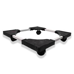 Adjustable Heavy-duty Fridge And Washing Machine Stand Base Trolley 50x50 Cm