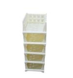 5 Layer Stackable Multifunctional Storagefor Clothes Foldable Drawer