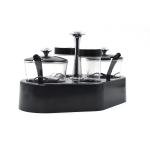 Ganesh Rendy Condiment Set For Kitchen Transparent Jar For Easy To Access Spice 1 Piece Spice Set (Plastic)