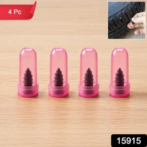 Car Biketire Puncture Repair Nail Screw (4 Pc Pink)