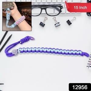 Multipurpose Adjustable Hand Wrist Strap Lanyardwith Cellphone Phone Strap (1 Pc 15 Inch Multicolor)