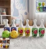 Kids Bowling Set With 6 Colorful Pins And 2 Balls (1 Set)