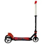 Basic Kids Ride On Leg Push Scooter For Boys And Girls (4 - 8 Years Old Kids) Foldable Scooter Cycle With Height Adjustment For Boys And Girls Multicolor (1 Pc 3 Wheel)