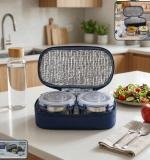 Ganesh Neo Twin 300 Stainless Steel Lunch Box Set (1 Set)