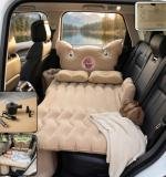 Car Air Mattress Bed Set Cartoon Pig Design Inflatable Travel Bed With Pillows