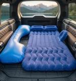 Portable Car Air Mattress Bed Set With Pump Pillows Inflatable (Dark Blue)