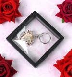 Nail Clipper Keychain With 3d Floating Frame Display Case (1 Set)