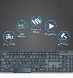 Wired Usb Keyboard 104 Keys (1 Pc)