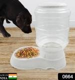 Pet Feeder Food Dispenser - Replenish Pet Food For Dog Cat Animal Automatic Gravity Dry Food Storage Bottle