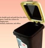 Apex Push N Pedal Plastic Dustbin 10l Capacity (1 Pc)
