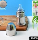 Apex Premium Stainless Steel Baby Feeding Bottle (125 Ml 1 Pc)