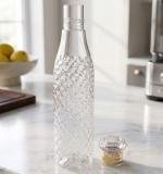 Premium Designer Transparent Water Bottle Set (6 Pc Set 1000 Ml Approx)