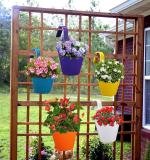 Plastic Hanging Planter Pot Multicolour