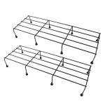 Metal Rectangle Flower Plant Stand For Balcony
