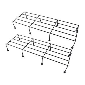 Metal Rectangle Flower Plant Stand For Balcony