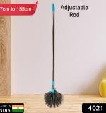 Cobweb Brush With Stainless Steel Strong Long Extendable Handle For Dusting Ceiling Cobweb