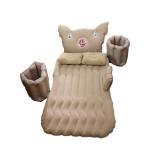Car Air Mattress Bed Set Cartoon Pig Design Inflatable Travel Bed With Pillows