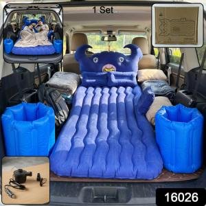 Car Air Mattress Bed Set With Inflatable Cushions And Pump 1 Set