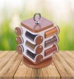 Ganesh 12-jar Revolving Spice Rack Masala Box