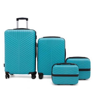 4-in-1 Luggage Set – Durable and Stylish Hard Shell Suitcase Set with 4 Different Sizes for Travel