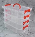 4-layer Transparent Multipurpose Plastic Storage Box
