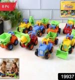 Funwoods Itsy Bitsy Construction Vehicle Toy Set For Kids - (8 Pc)