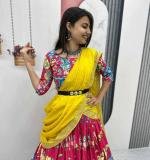 Kalamkari Print Lehenga