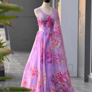 New Embroidered Party Wear Lahenga