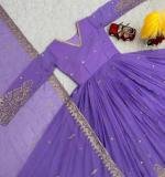 Heavy Fox Georgette Gown