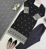 New Modern Designed Black Dress