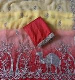 Beautiful Animal Gota Work Saree