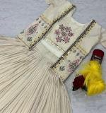 Pure Tissue Simmer Real Handwork and Read Diamond Work Crop Top Lehenga