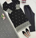 New Modern Designed Black Dress